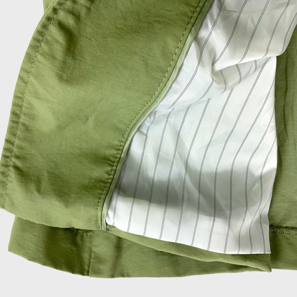 Bershka Cotton Trench Coat in Khaki Green - Picture 8 of 12